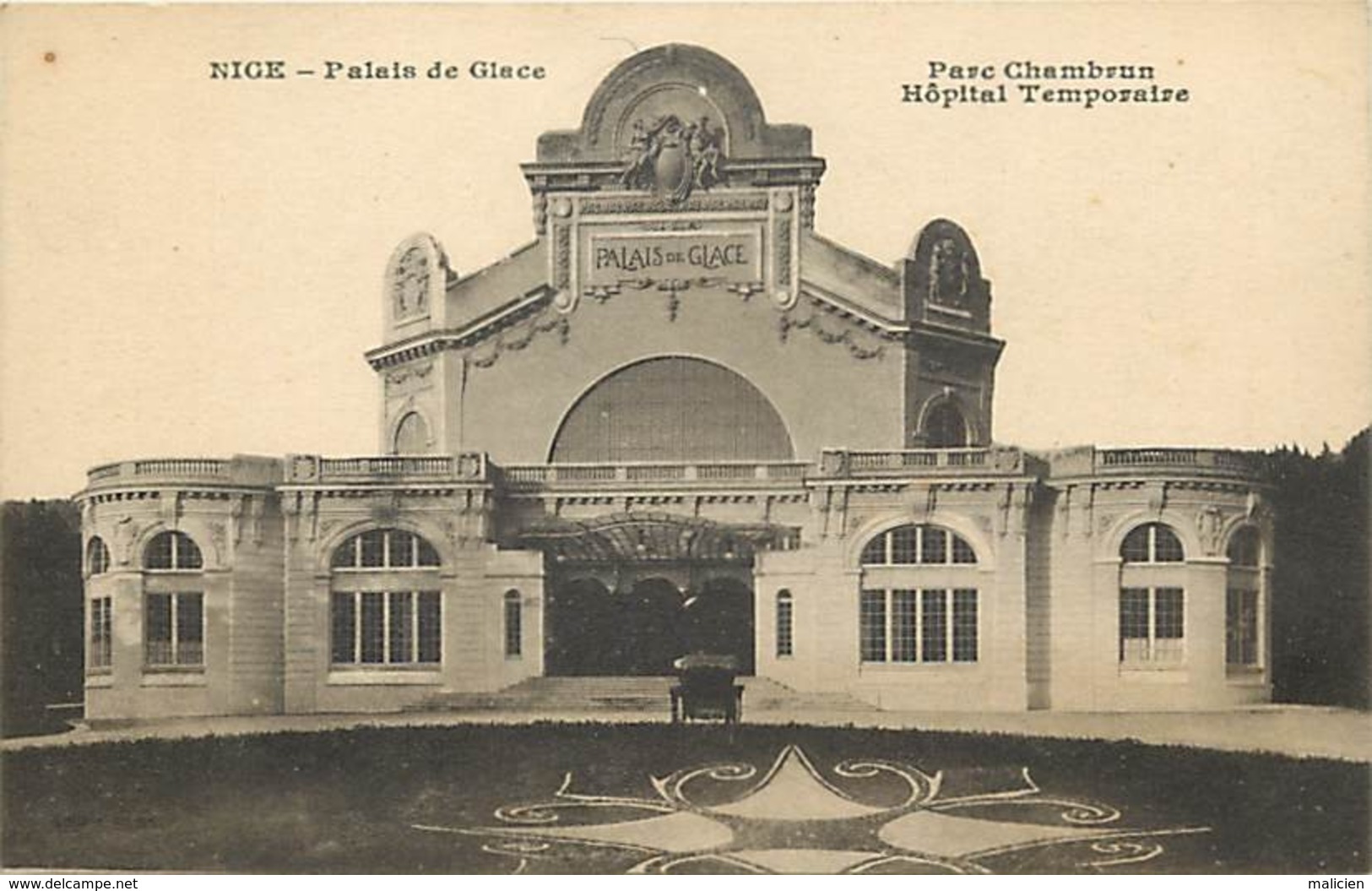 -dpts Div-ref-AN494- Alpes Maritimes -palais De Glace- Hopital Temporaire - Hopitaux Temporaires Guerre 1914-18 - Santé - Gezondheid, Ziekenhuizen