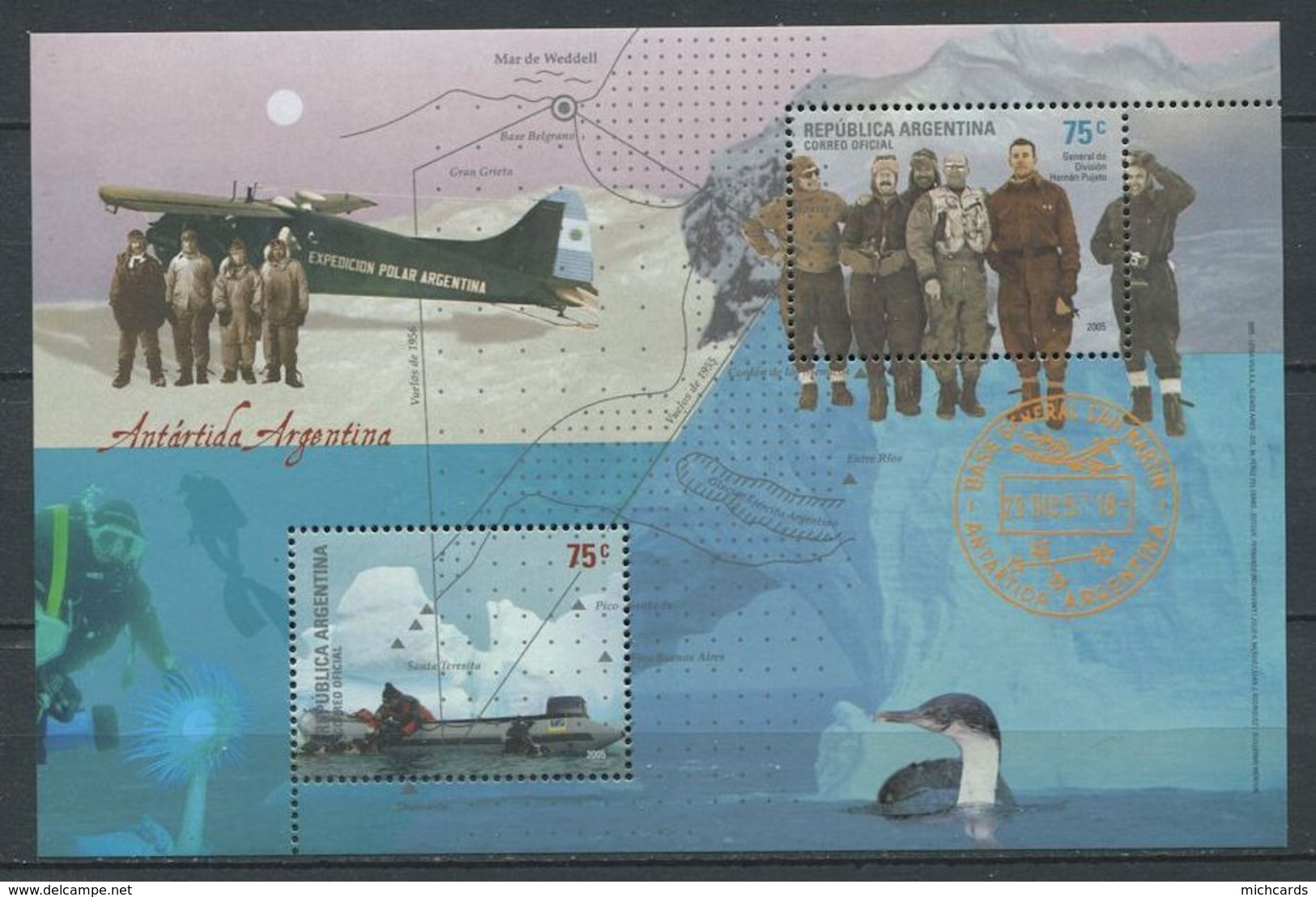 254 ARGENTINE 2005 - Yvert BF 87 - Polaire Antarctique - Neuf ** (MNH) Sans Charniere - Neufs