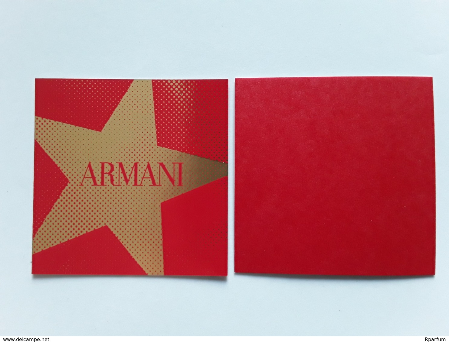 ARMANI   " Carte Parfumée   "  Photo R/V  ! - Modernes (à Partir De 1961)