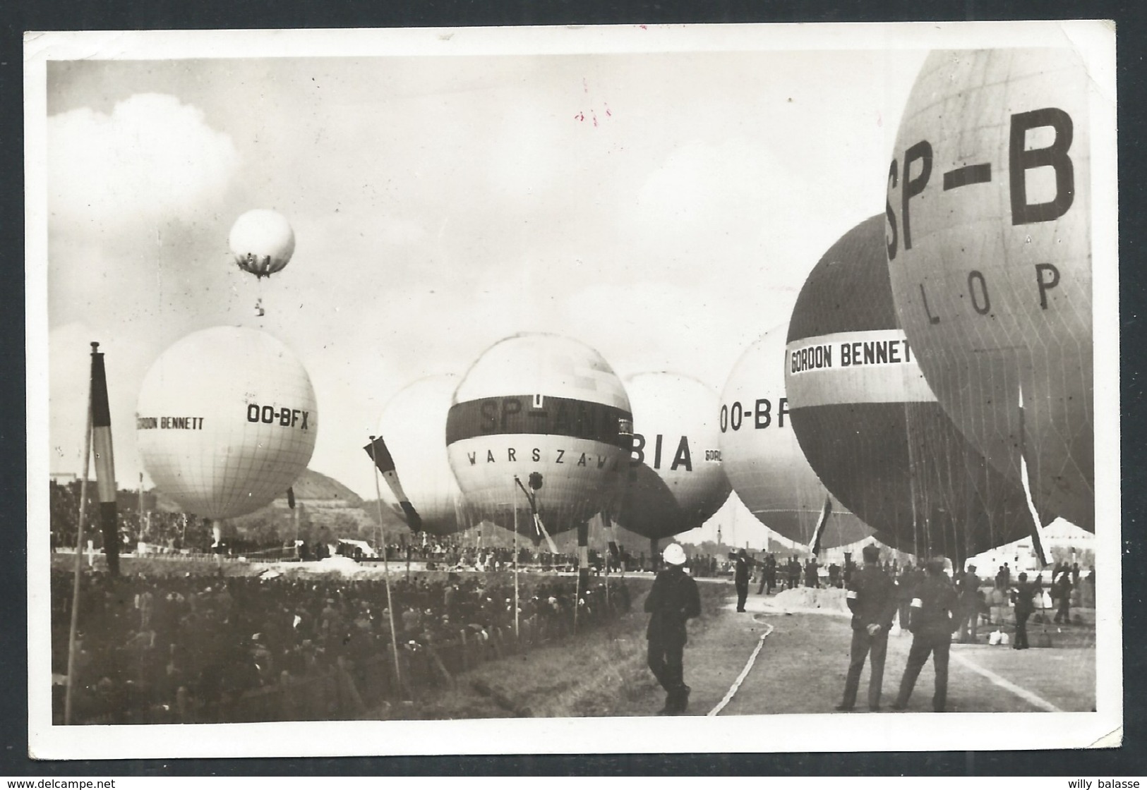 +++ CPA - International Balloon Race - Holland - Balloonclub - AMSTERDAM - Ballon - Montgolfière - 1956  // - Montgolfières