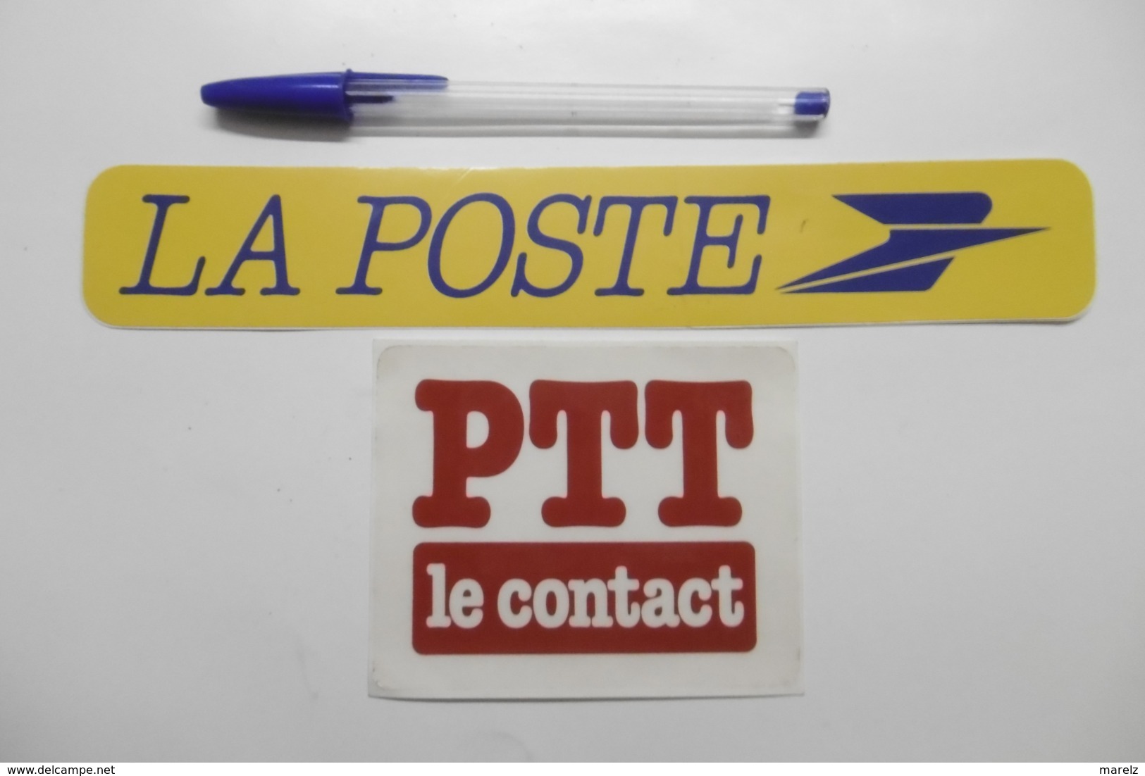 Autocollant Stickers - PTT Le Contact LA POSTE - Lot De 2 Autocollants - Autocollants