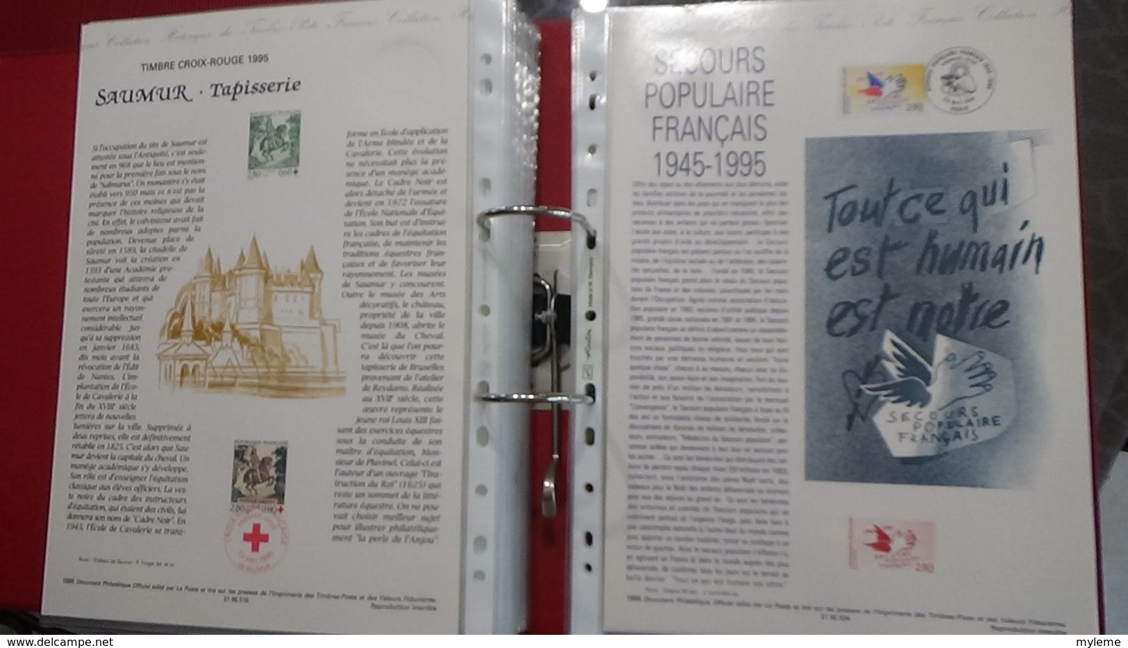 50 Documents philatéliques an 1995 complète (côte 2003 : 508 euros) PORT 8.80 euros COLISSIMO OFFERT (pour la France)