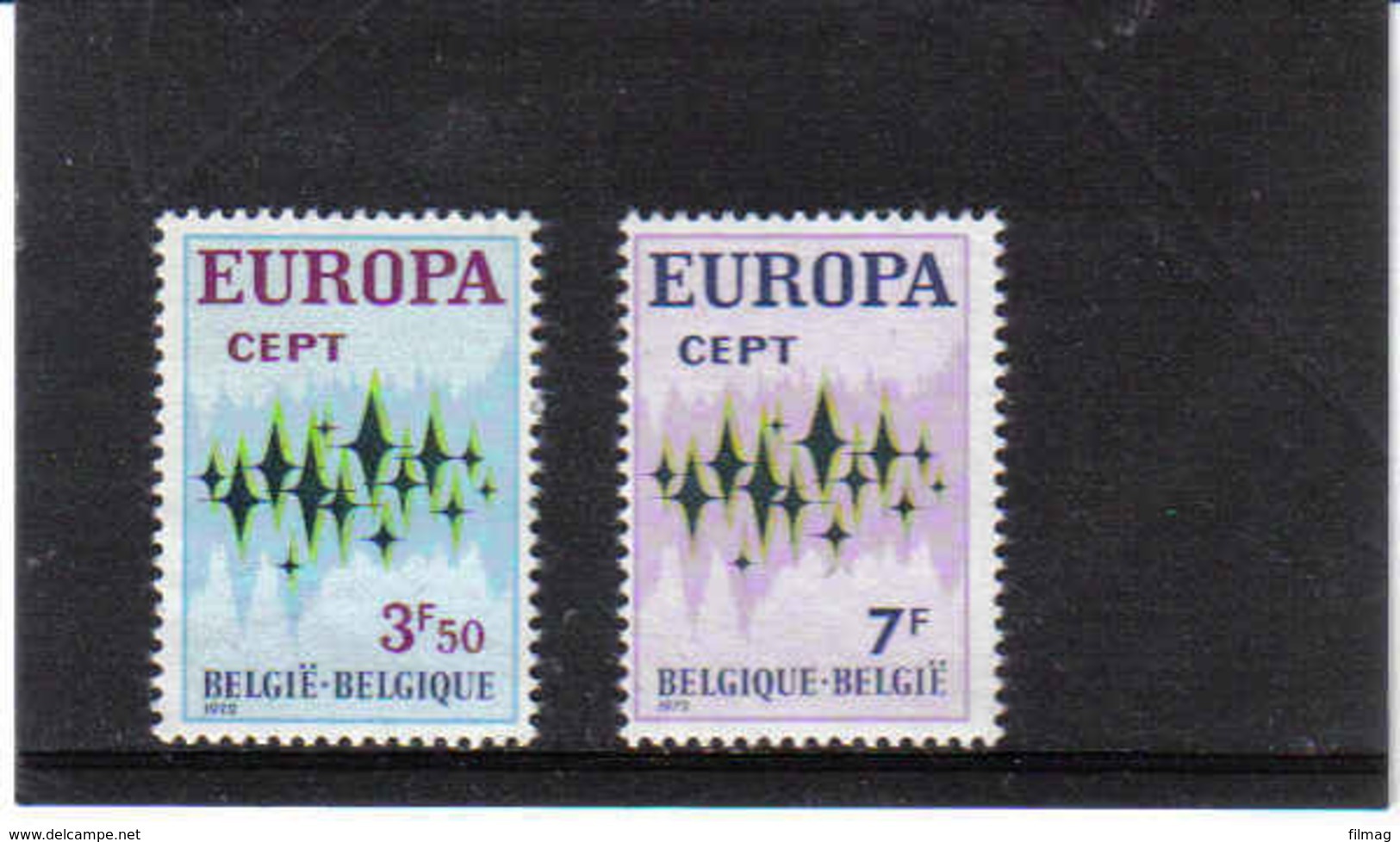 BELGIUM 1972 EUROPA MNH** 1623/24 - 1972