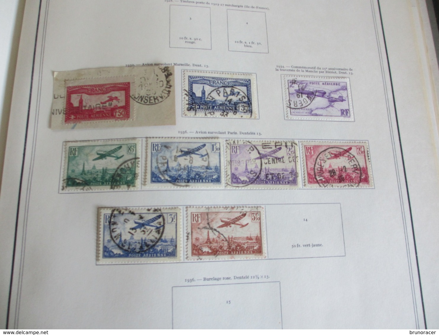 COLLECTION FRANCE SURTOUT OBLITÉRÉ 1852 à 1968 + PA/FM/PREO/TAXES VOIR SCANS