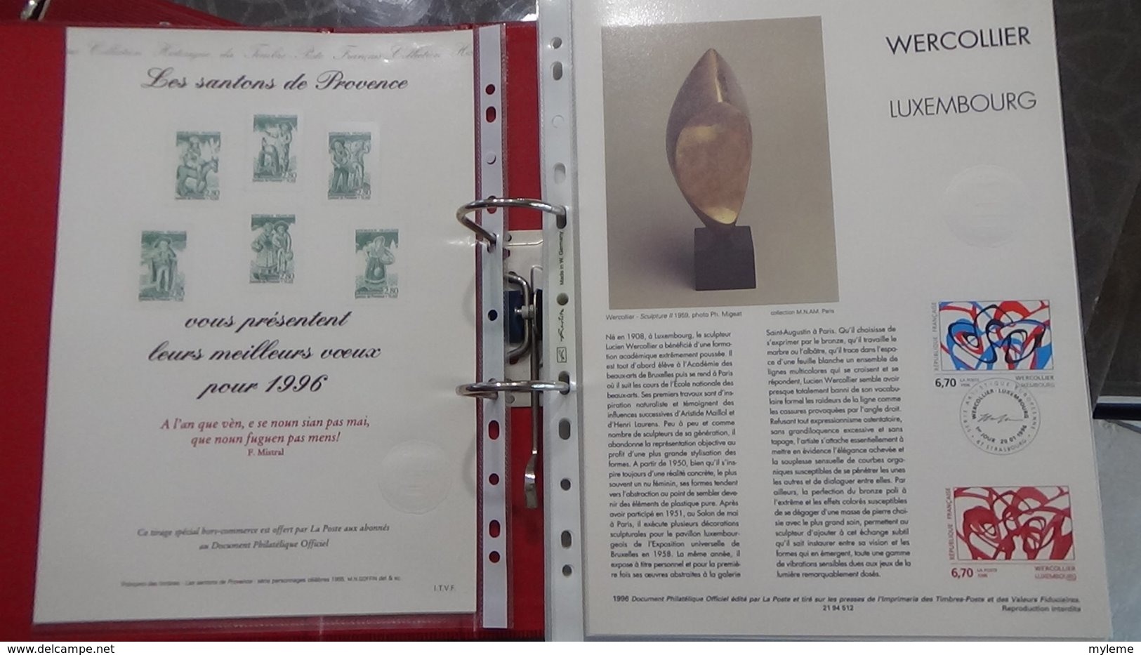 43 Documents Philatéliques An 1996 Complète (côte 2003 : 445 Euros) PORT 8.80 Euros COLISSIMO OFFERT (pour La France) - Collezioni (in Album)