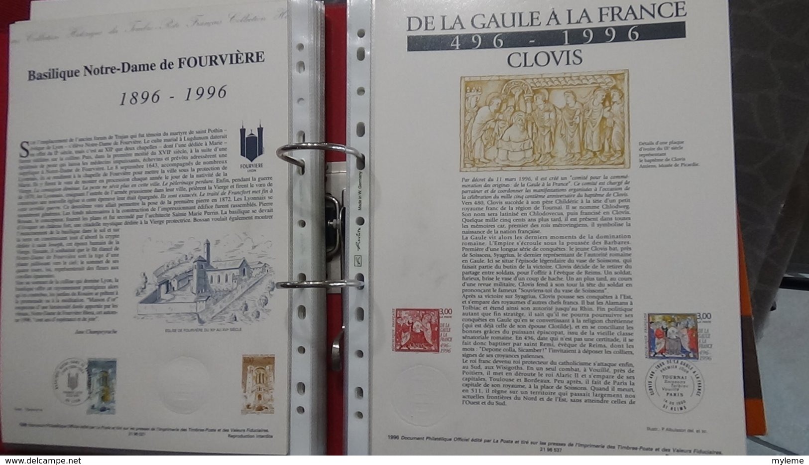 43 Documents philatéliques an 1996 complète (côte 2003 : 445 euros) PORT 8.80 euros COLISSIMO OFFERT (pour la France)