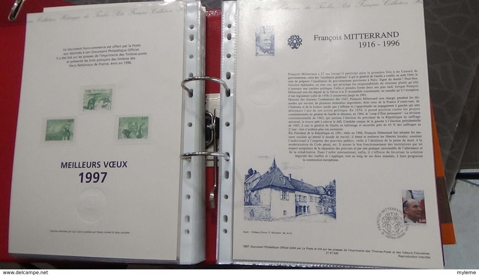 44 Documents Philatéliques An 1997 Complète (côte 2003 : 510 Euros) PORT 8.80 Euros COLISSIMO OFFERT (pour La France) - Collections (with Albums)