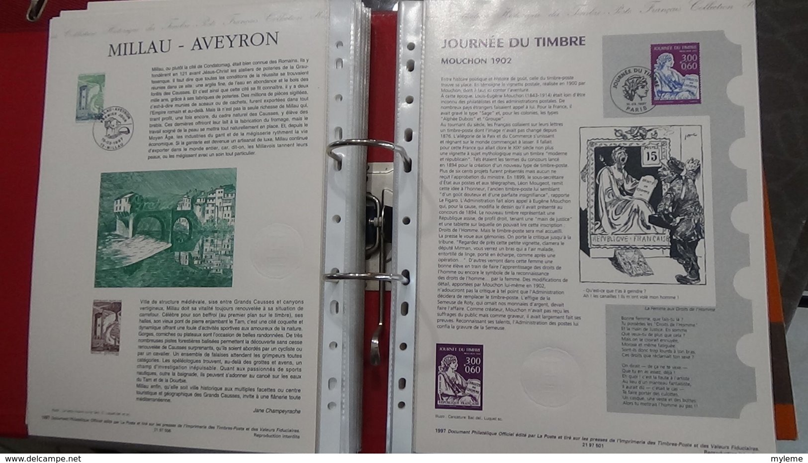 44 Documents philatéliques an 1997 complète (côte 2003 : 510 euros) PORT 8.80 euros COLISSIMO OFFERT (pour la France)
