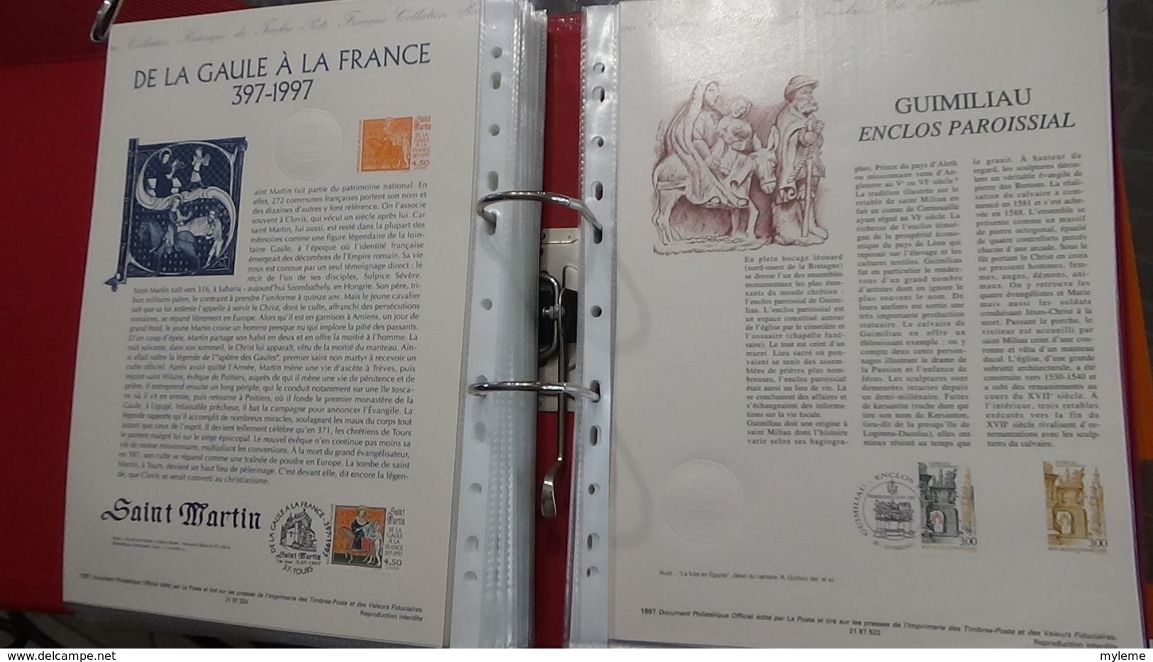 44 Documents philatéliques an 1997 complète (côte 2003 : 510 euros) PORT 8.80 euros COLISSIMO OFFERT (pour la France)