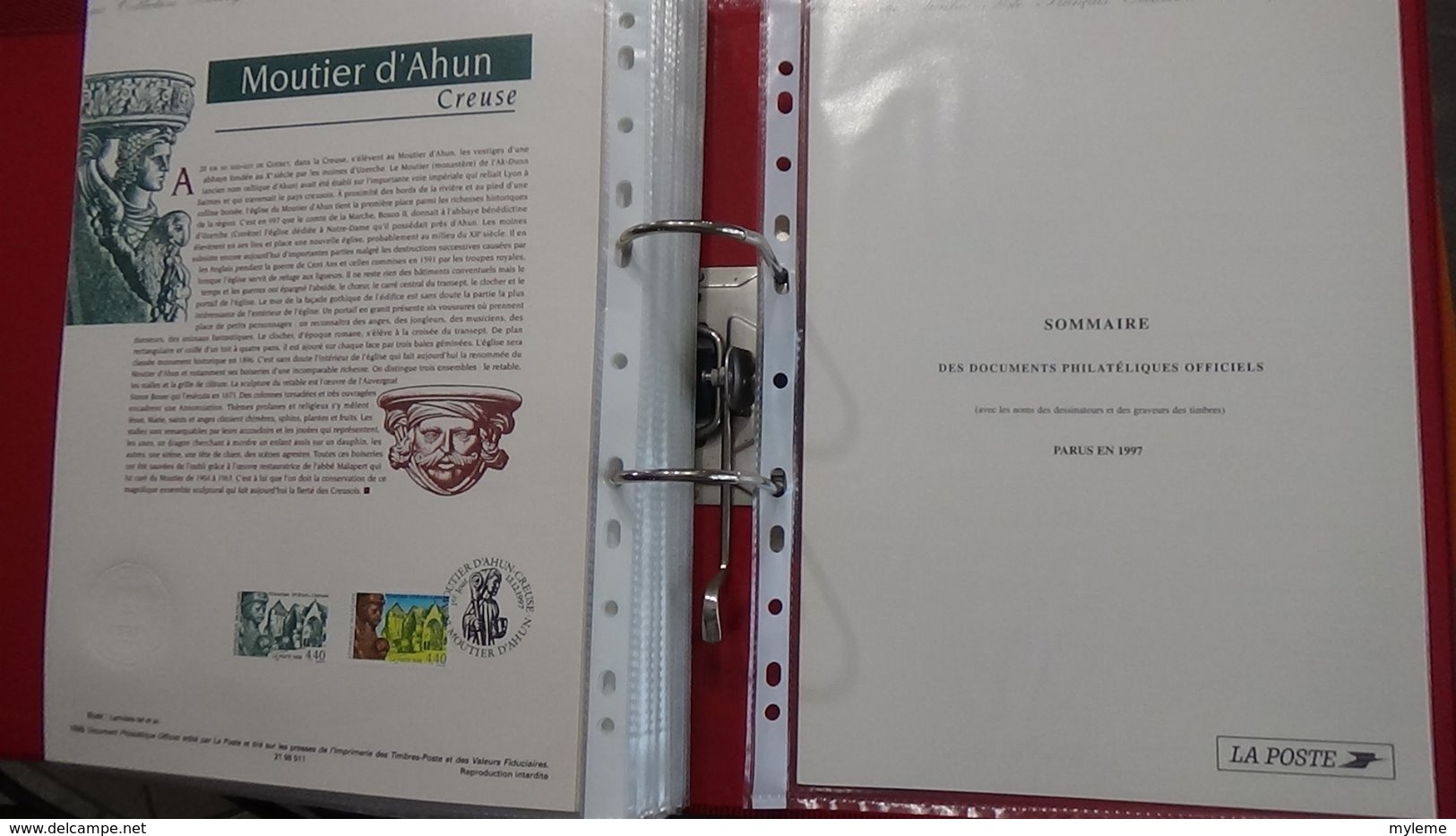 44 Documents philatéliques an 1997 complète (côte 2003 : 510 euros) PORT 8.80 euros COLISSIMO OFFERT (pour la France)