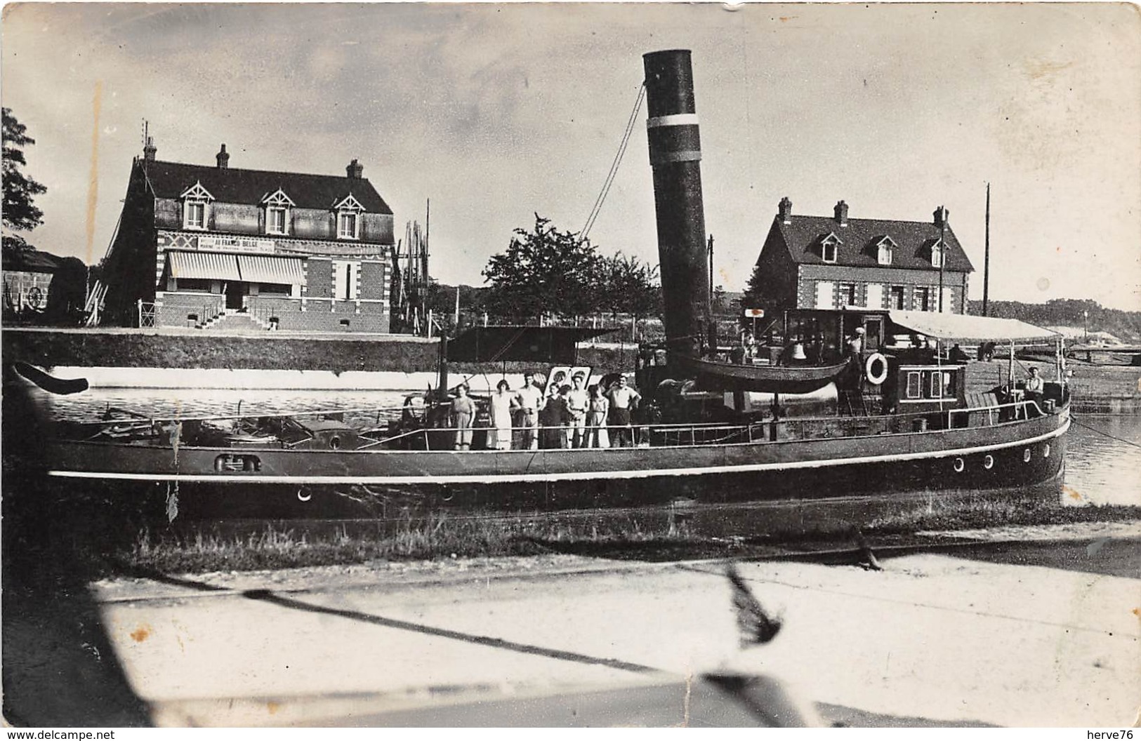 Carte Photo à Identifier - Bateau à Vapeur - Te Identificeren