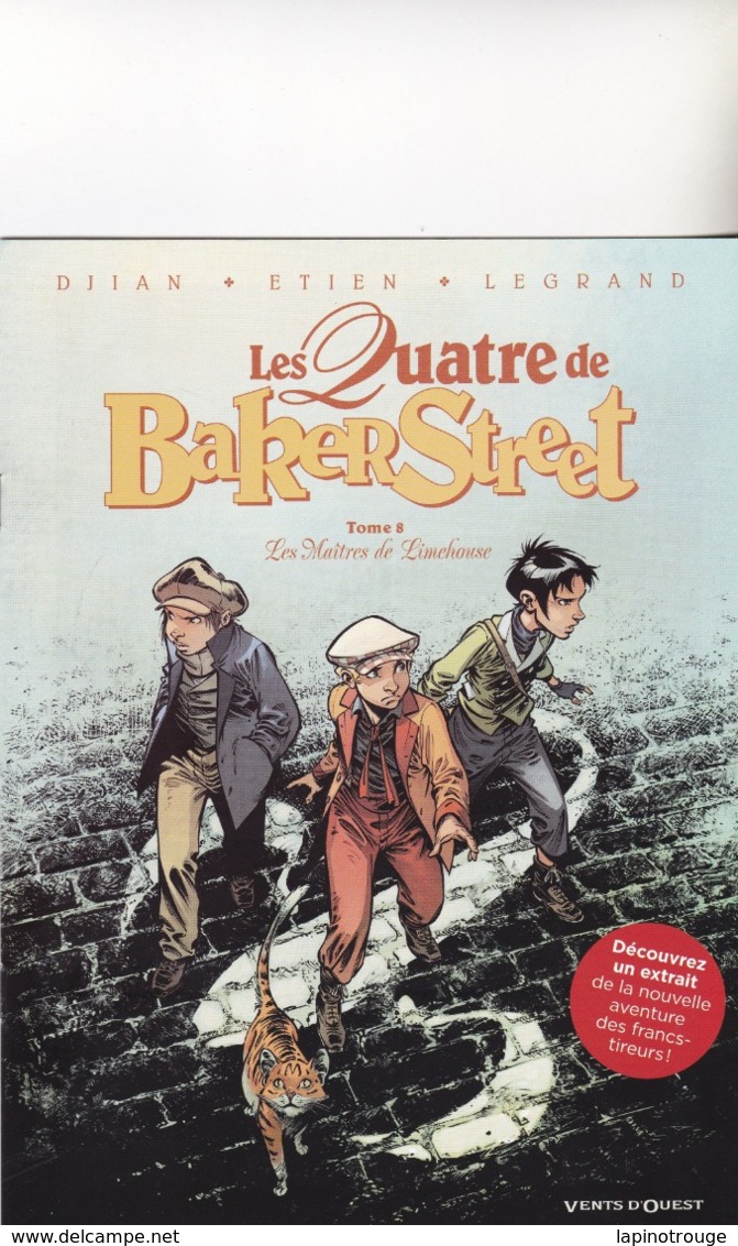 Dossier De Presse Les Quatre De Baker Street DJIAN ETIEN LEGRAND Vents D'Ouest 2019 - Persboek