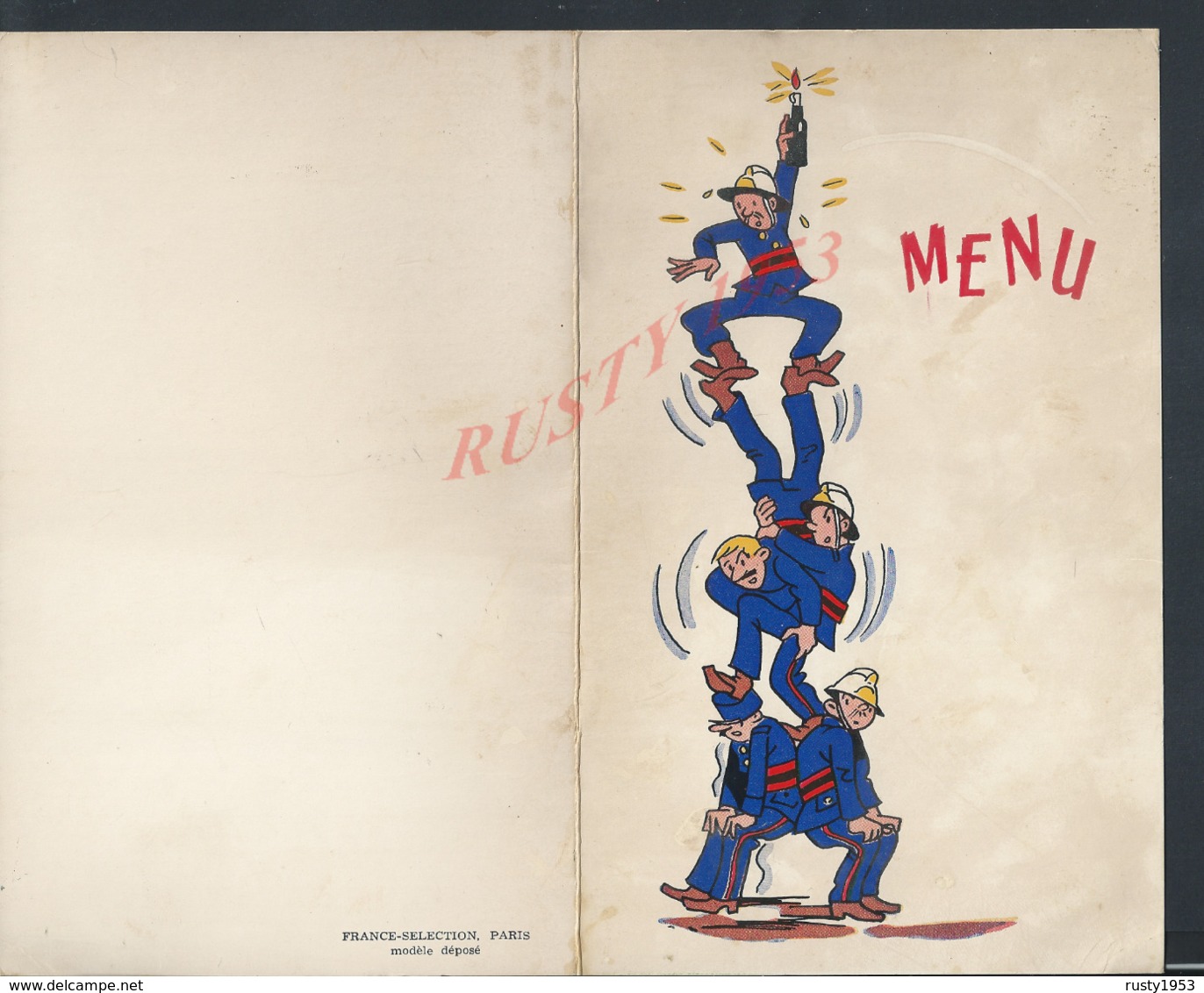 MENU POMPIERS COUILLY PONT AUX DAMES ORch DE TOURNAN EN BRIE TRAITEUR SACHOT DAMMARIE LES LYS : - Pompiers