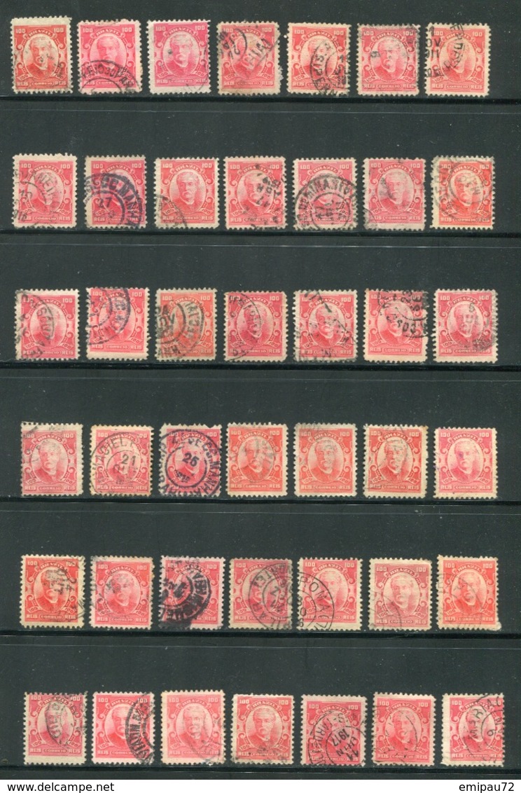 BRESIL- Lot De 42 Timbres Y&T N°131- Oblitérés - Collections, Lots & Series