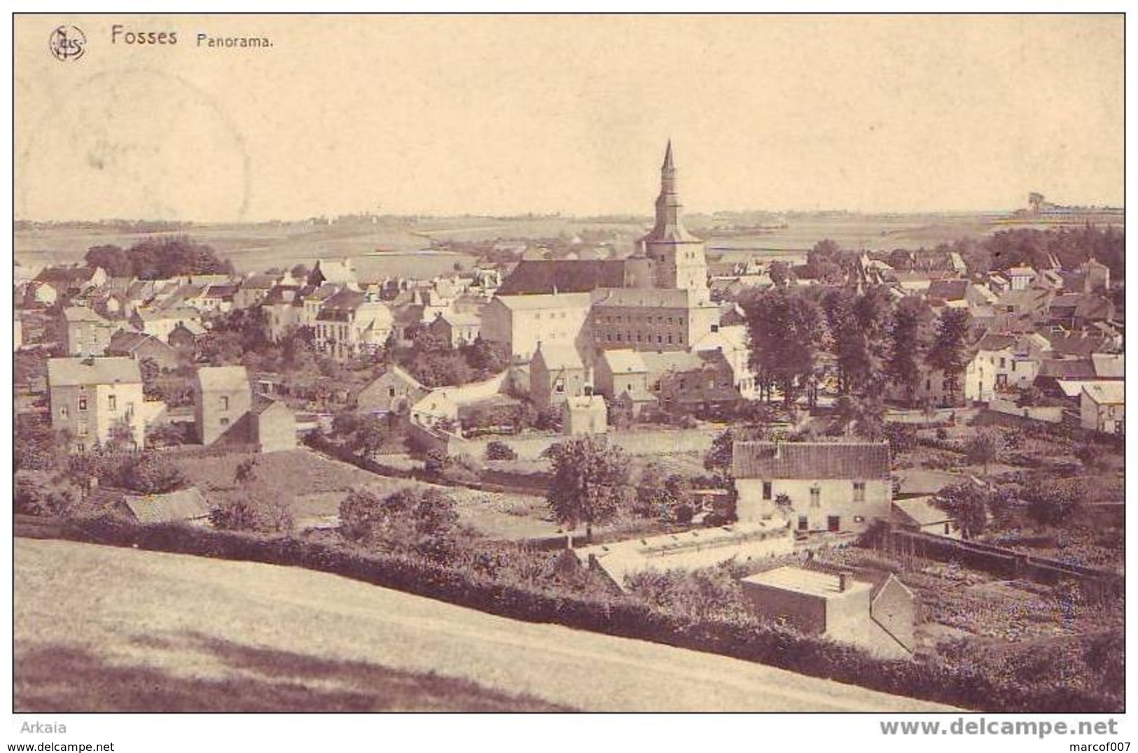 FOSSES = Panorama Nels 1922 - Fosses-la-Ville