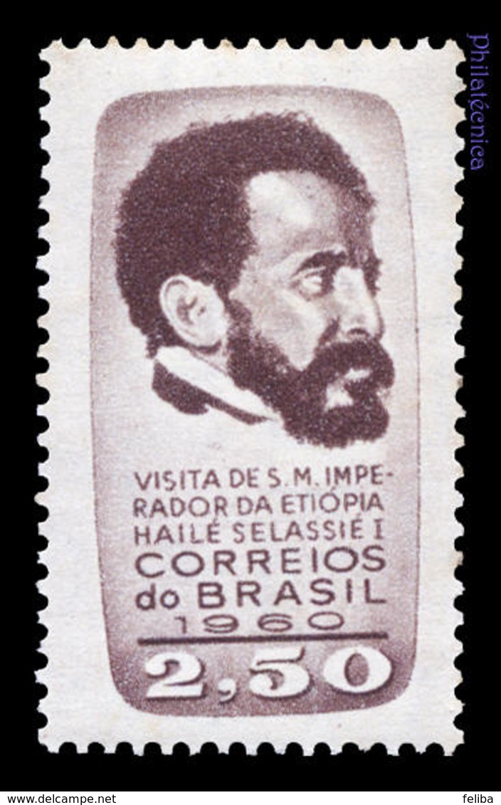 BRAZIL 1961 Mint MNH // Emperor Haile Selassie From Ethiopia, Visit To Brazil - Nuovi