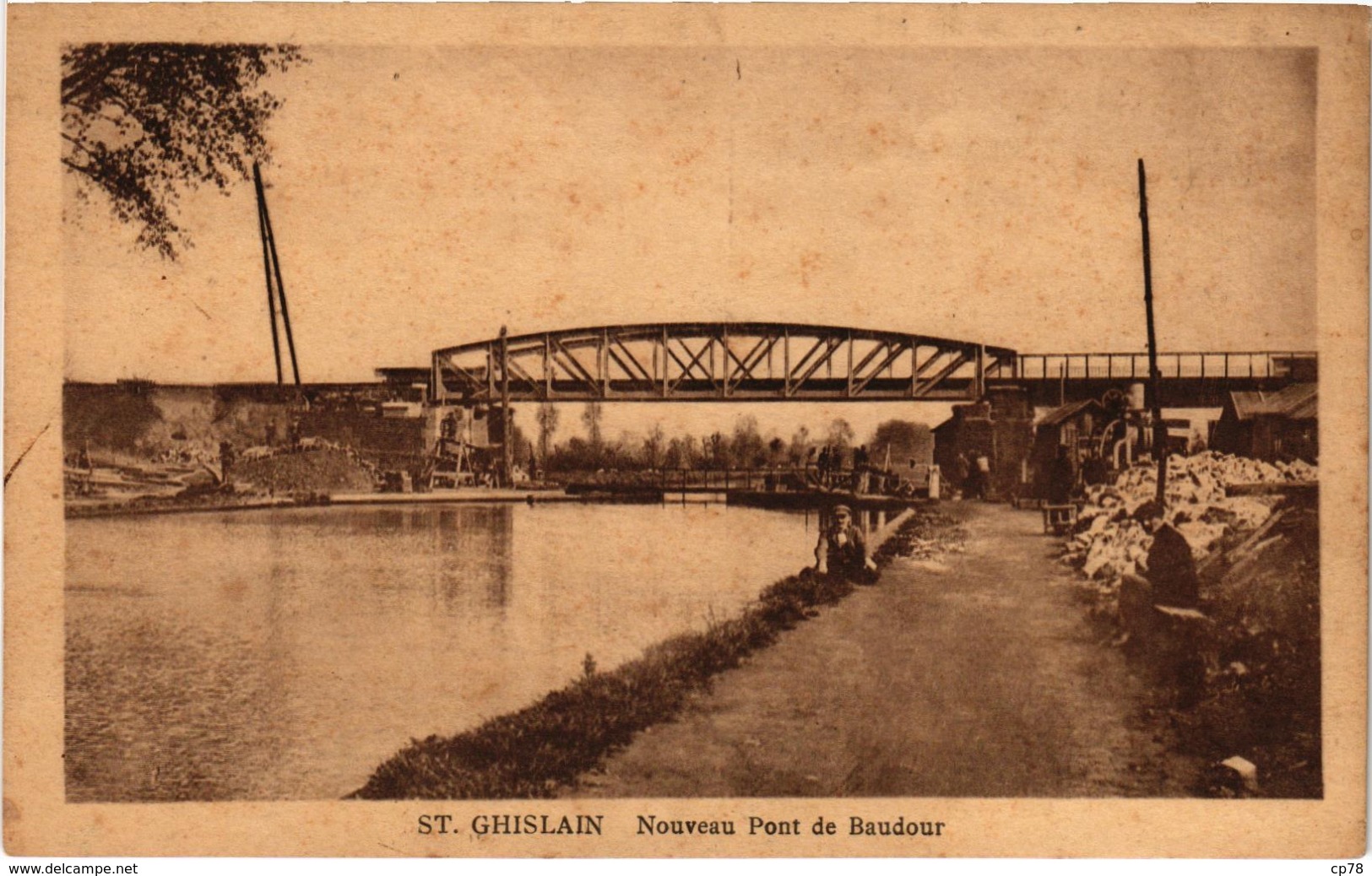 BELGIQUE - SAINT GHISLAIN - Nouveau Pont De Baudour - Très Très Rare - TBE - - Saint-Ghislain