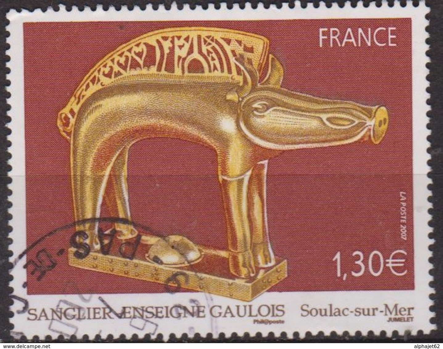 Enseigne Gauloise - FRANCE - Sanglier, Musée Archéologique De Soulac Sur Mer - N° 4060 - 2007 - Usati