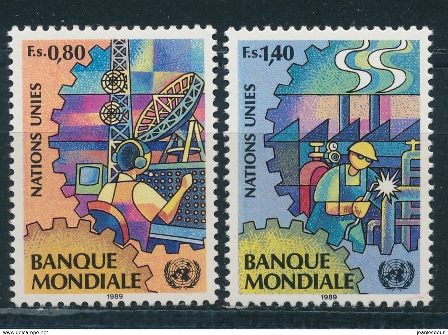 Verenigde Naties/United Nations/Nation Unis Geneve 1989 Mi: 173-174 Yt: 173-174 (PF/MNH/Neuf Sans Ch/**)(4872) - Ongebruikt