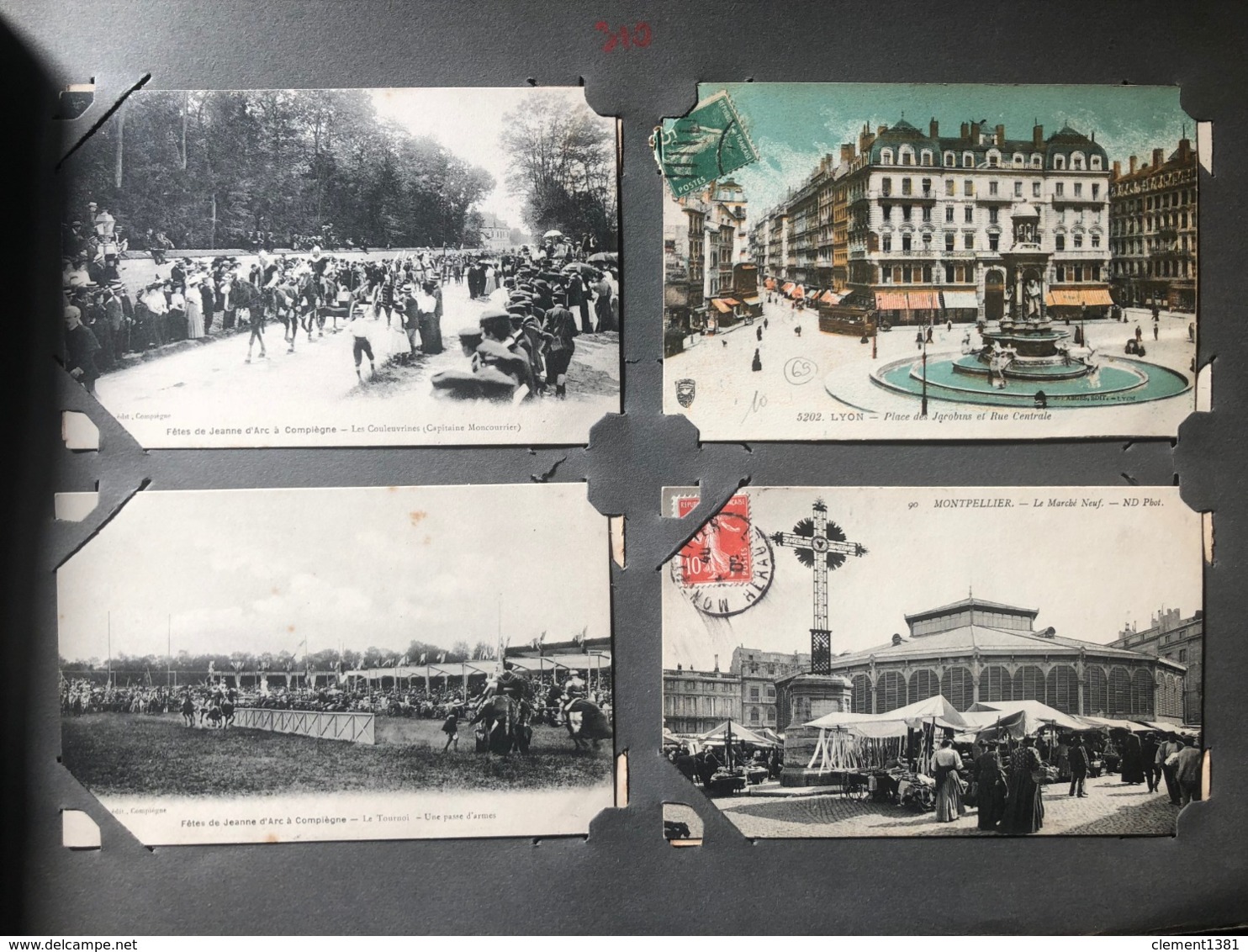 album de 488 cpa de france avec de belles animation comme laitiere flamnde avec charettes à chiens