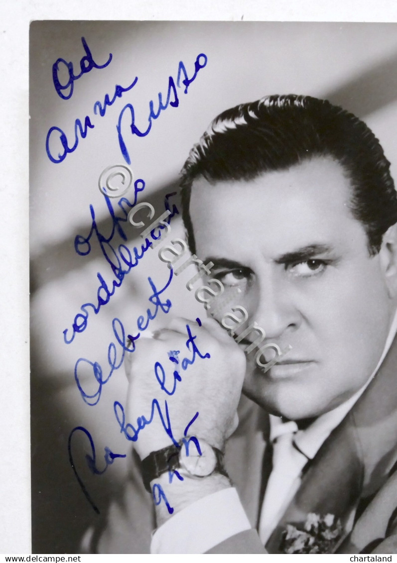 Spettacolo Musica - Autografo Del Cantante E Attore Alberto Rabagliati - 1955 - Altri & Non Classificati