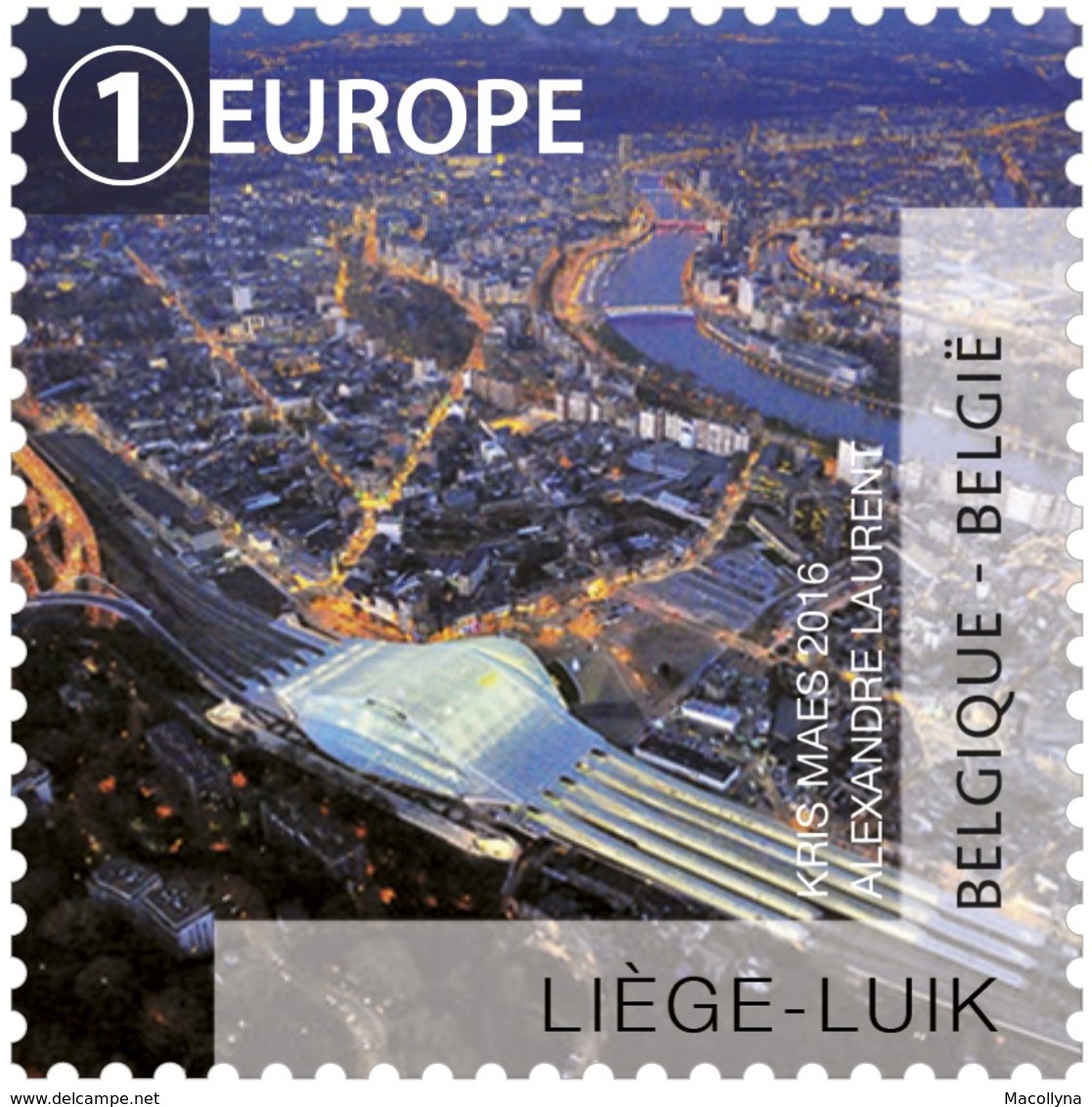 Blok 239** België Vanuit De Hemel 4611/15** La Belgique Vue Du Ciel - Nachtelijk Zicht Op De Steden - Panoramique - Unused Stamps