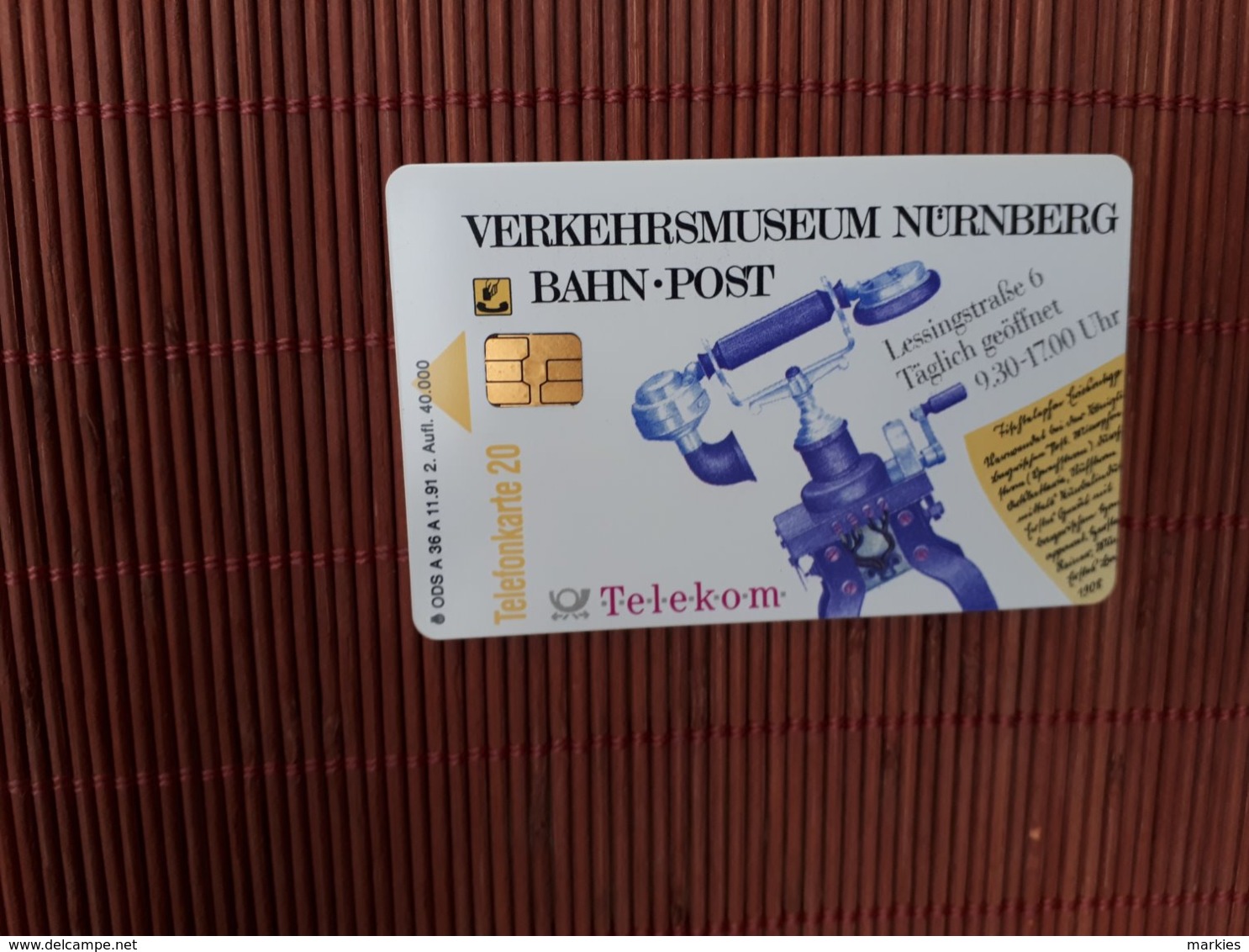 Phonecard Germany (Mint,New) Only 40.000 EX Made Rare - A + AD-Series : Werbekarten Der Dt. Telekom AG