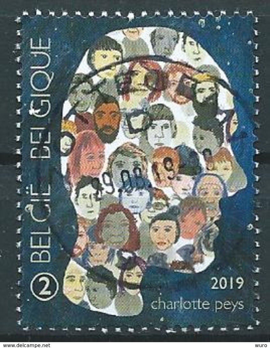 België Zegel Van 2019 Gestempeld / Oblitéré - Diversiteit - Anti - Racisme - Used Stamps