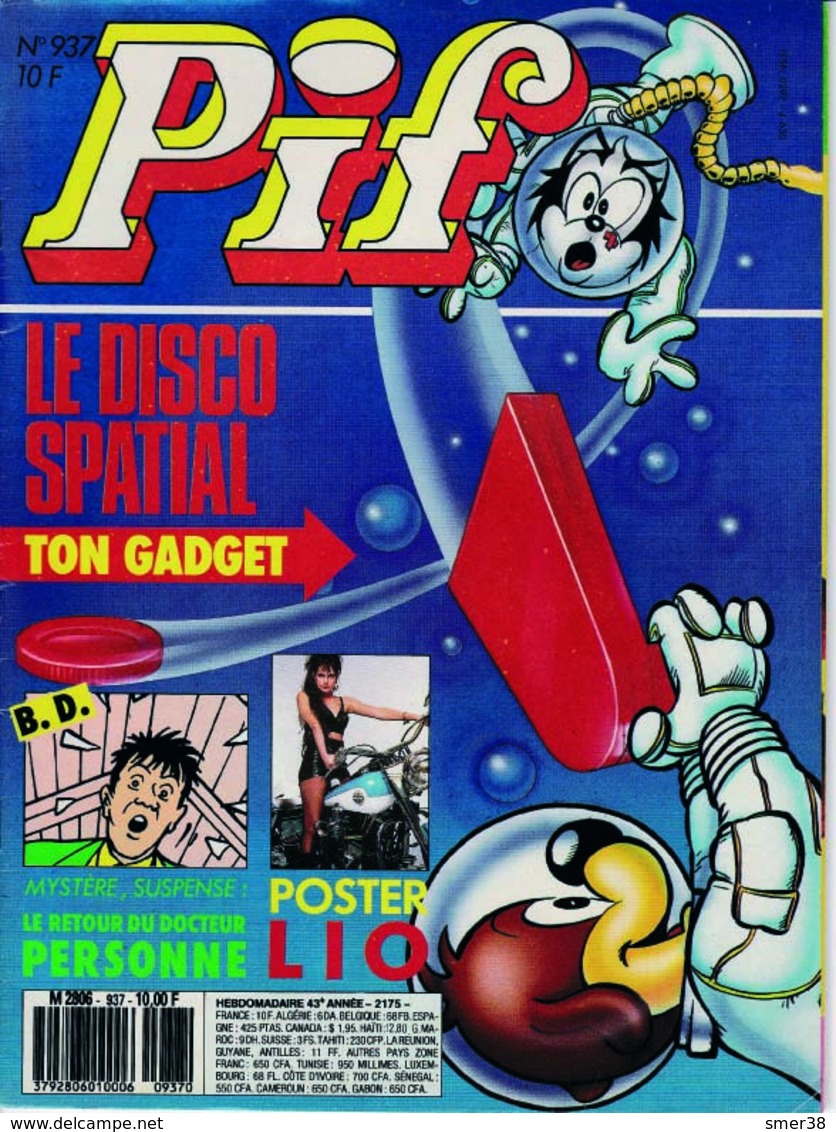 PIF N° 937 - 43eme Année 1987 - Pif - Autres