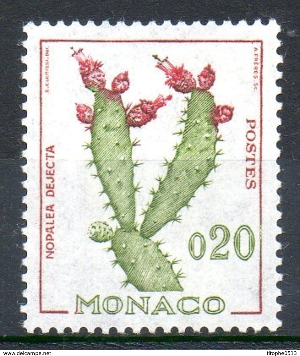 MONACO. N°543 De 1960-65. Cactus. - Sukkulenten