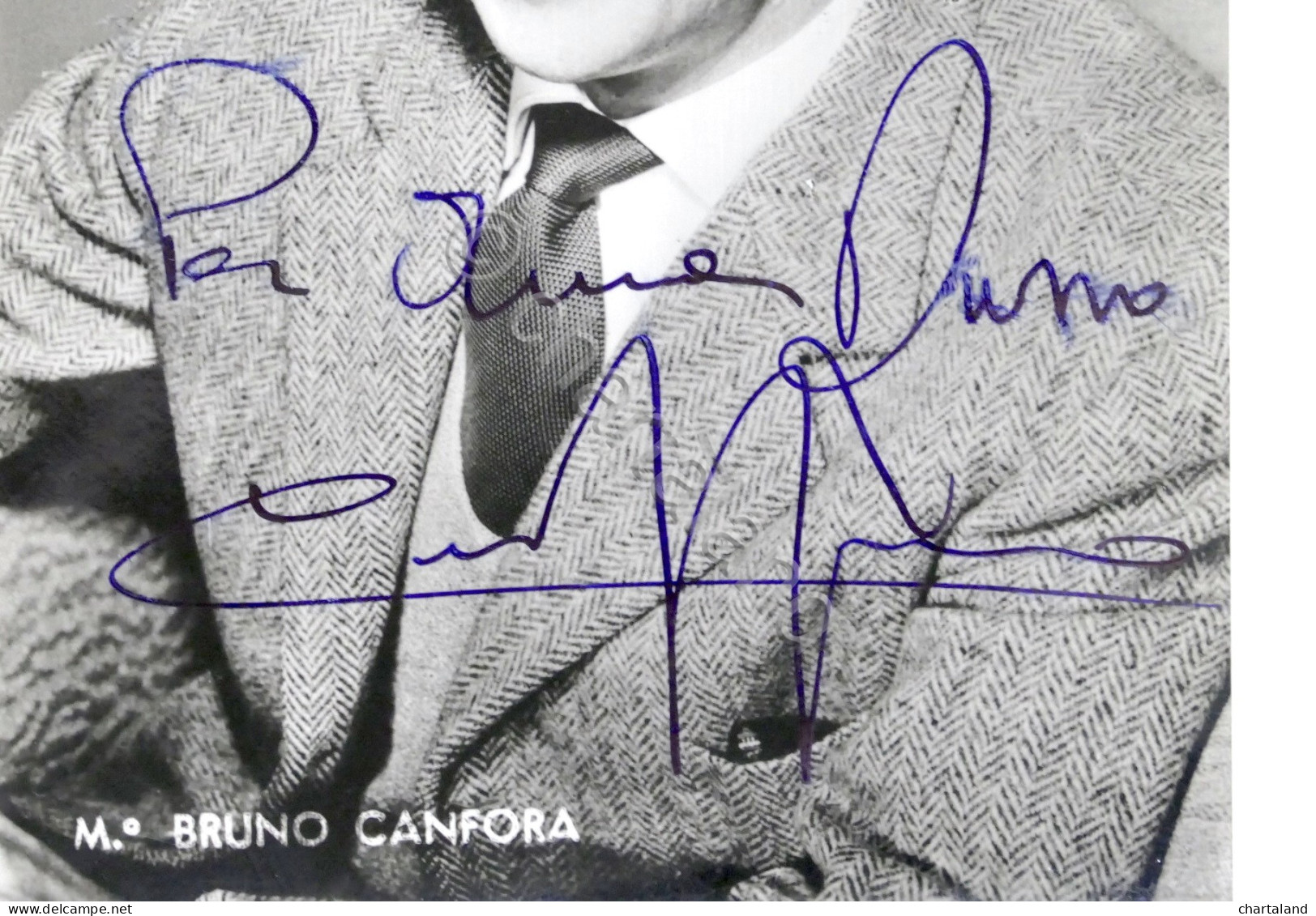 Musica - Autografo Del Direttore D'orchestra Compositore Bruno Canfora 1955 Ca. - Altri & Non Classificati