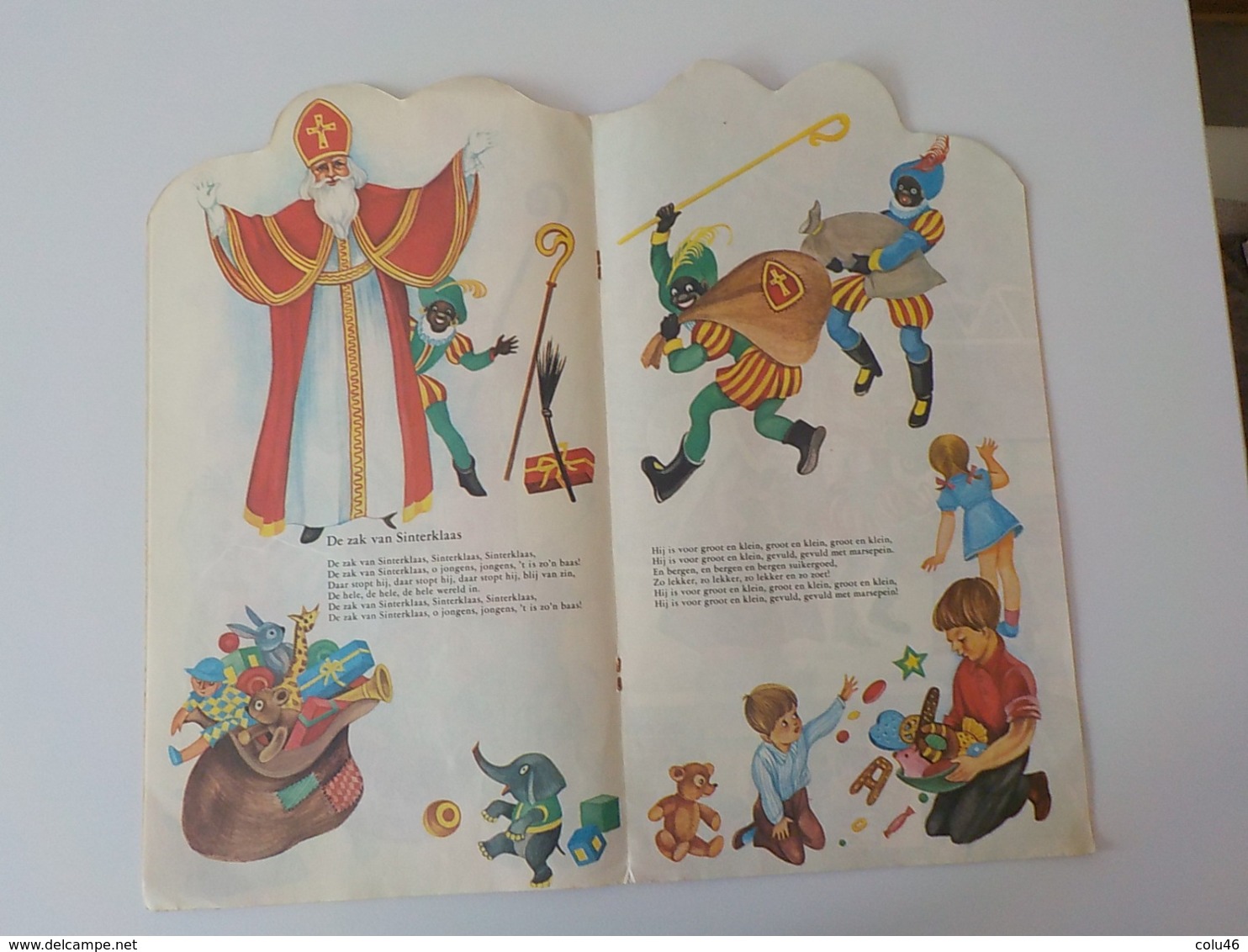 1950 Sinterklaas Kapoentje livre enfants Saint-Nicolas Sint Niklas Néerlandais