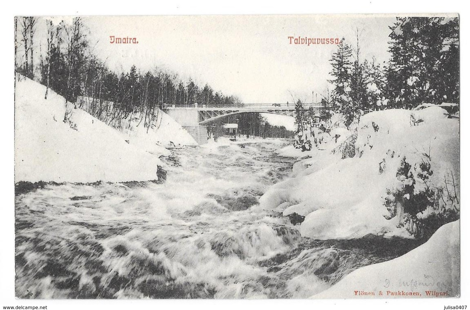 IMATRA (Finlande) Rivière Paysage De Neige - Finlande