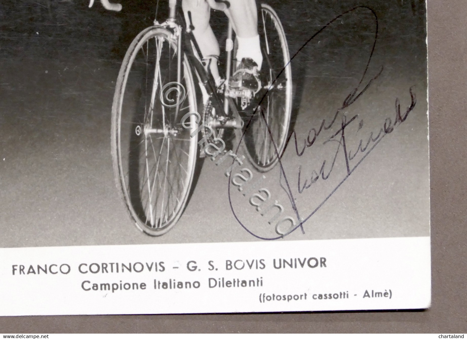 Ciclismo - Autografo Del Ciclista Campione Dilettanti Franco Cortinovis - 1968 - Altri & Non Classificati