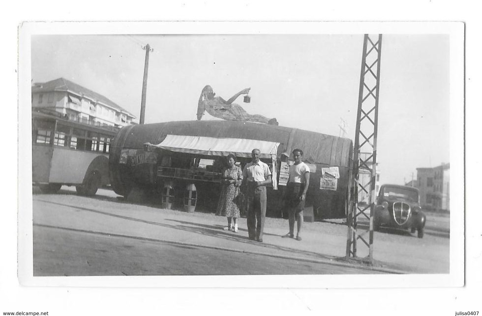 SAN REMO (Italie) Petite Photographie Amateur Vue Animée 1949 - San Remo