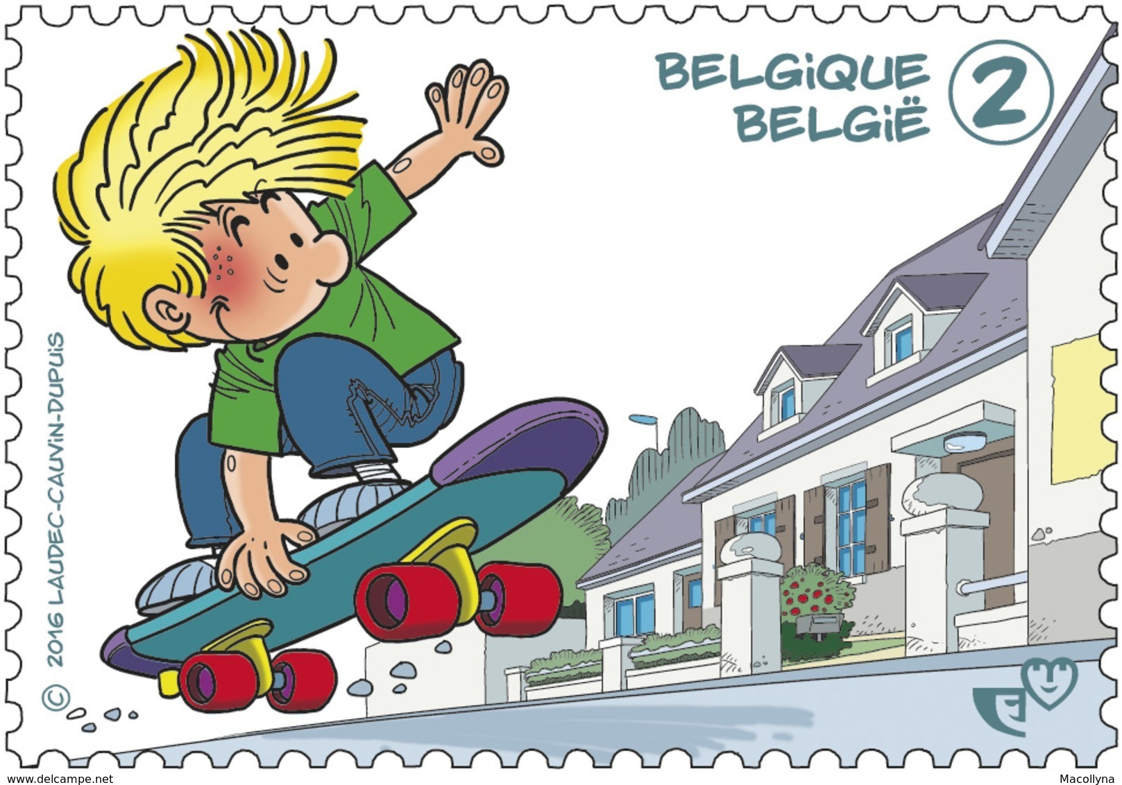 Philatélie De La Jeunesse -Jeugdfilatelie / Cédric Wordt 30 / 4580** / Cédric Fète Ses 30 Ans / Laudec - Cauvin - Unused Stamps