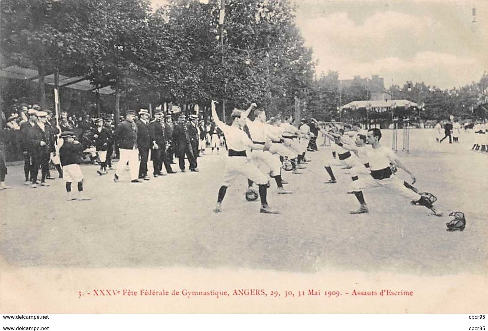 49.n°59085.angers.fete Federale Des Gymnastique.assauts D'escrime - Angers