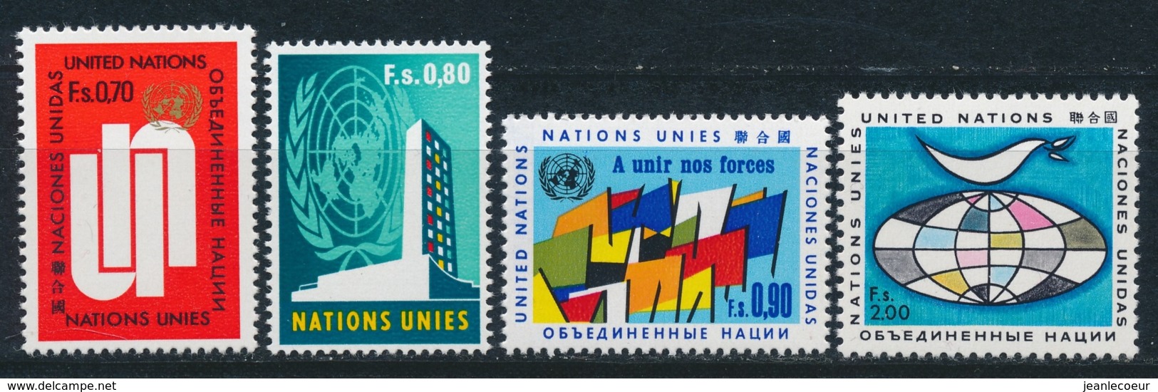 Verenigde Naties/United Nations/Nation Unis Geneve 1970 Mi: 11-14 Yt:  (PF/MNH/Neuf Sans Ch/**)(4875) - Ongebruikt