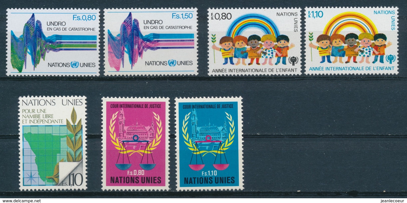Verenigde Naties/United Nations/Nation Unis Geneve 1979 Mi: 81-87 Yt:  (PF/MNH/Neuf Sans Ch/**)(4883) - Ongebruikt