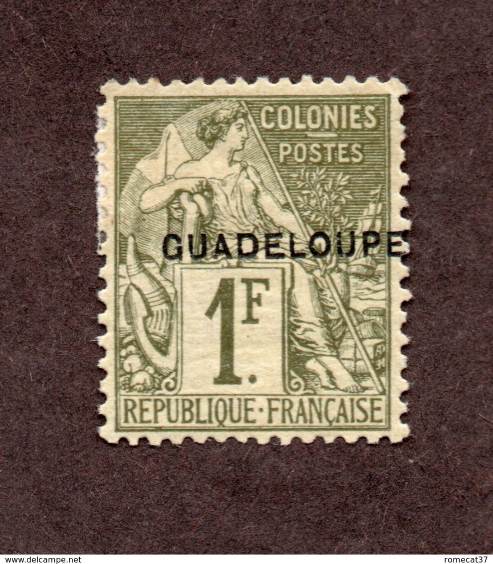 Guadeloupe N°26 N* TB Cote 115 Euros !!!RARE - Used Stamps