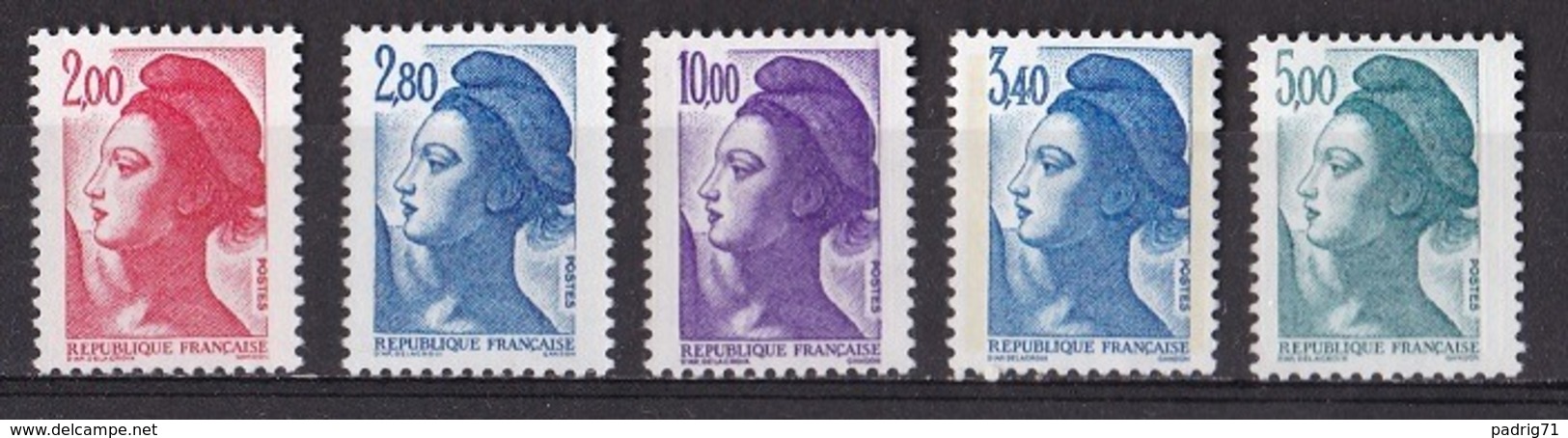 Série LIBERTE De GANDON - FRANCE 1986 ( Timbres Neufs  ) ( E 5 ) - 1982-1990 Libertà Di Gandon