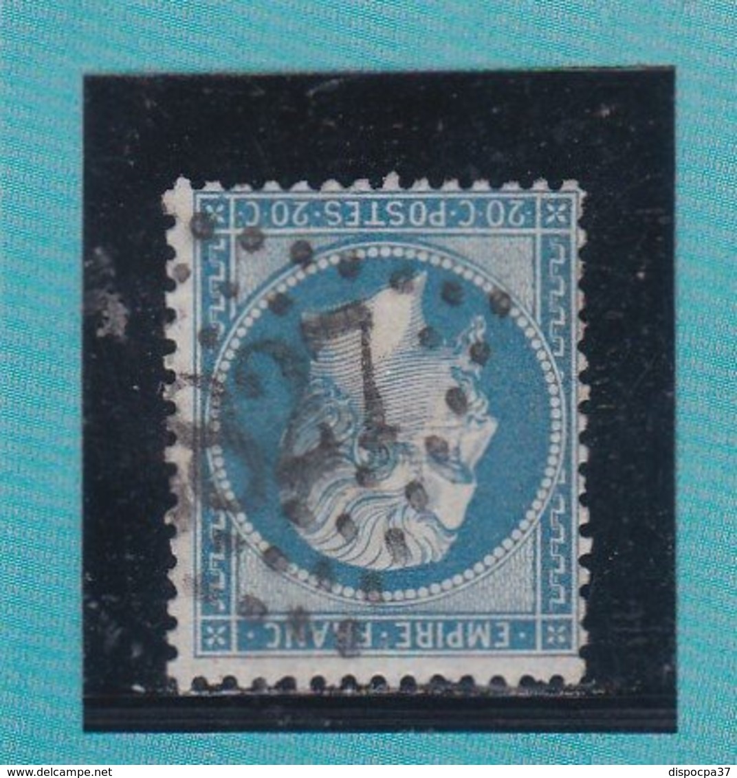 N° 22  GC 3827   BUREAU DE SAINT QUENTIN  - REF ACDIV - 1862 Napoleon III