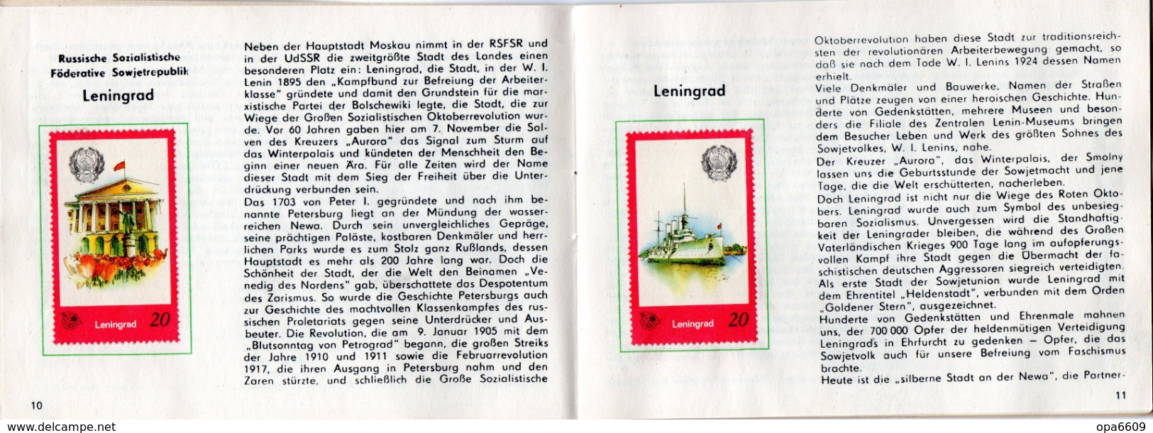 (Kart-ZD)DDR Sammelheft für die DSF-Sondermarkenserie 1977 "Zu Gast bei Freunden" kompl. mit 20 Marken