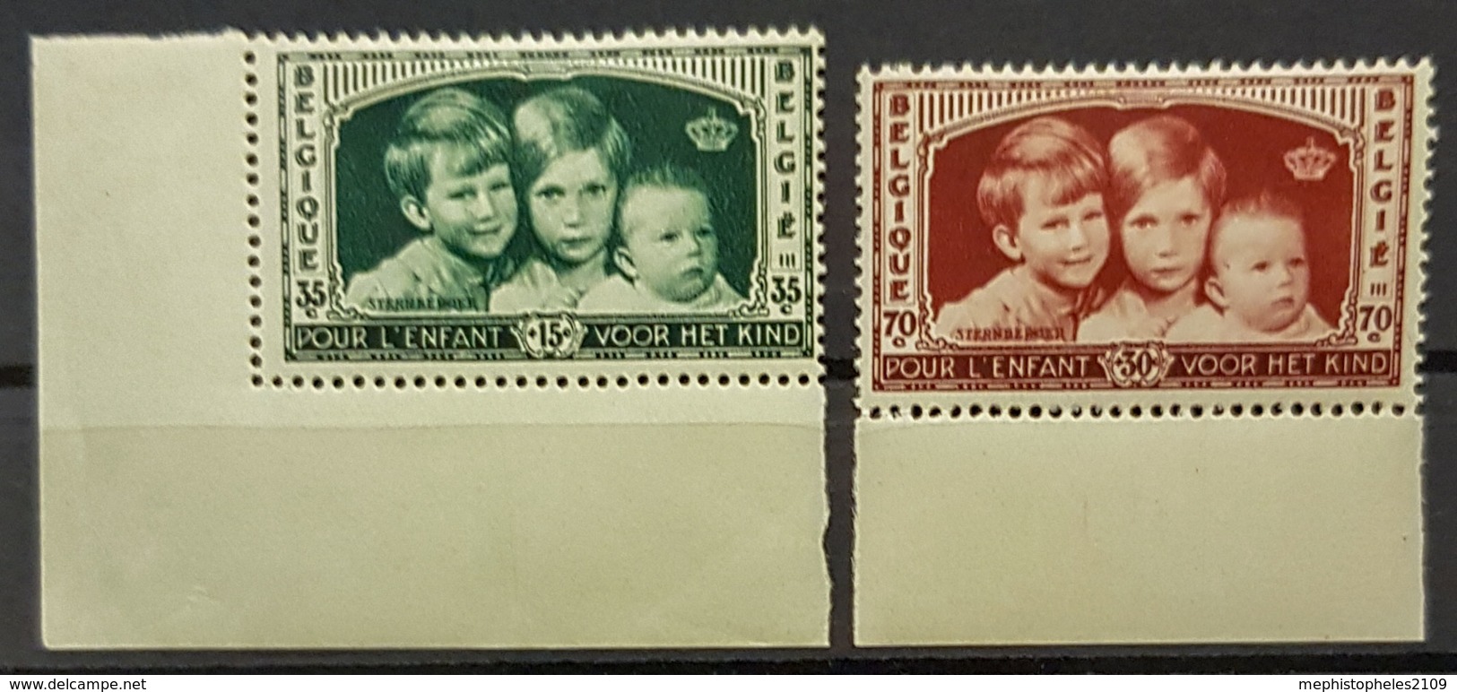 BELGIUM 1935 - MLH - Sc# B163, B164 - Neufs