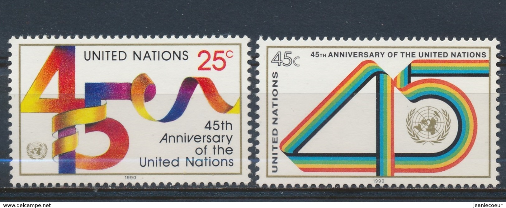 Verenigde Naties/United Nations/Nation Unis New York 1990 Mi: 602-603 Yt: 574-575 (PF/MNH/Neuf Sans Ch/**)(4897) - Ongebruikt