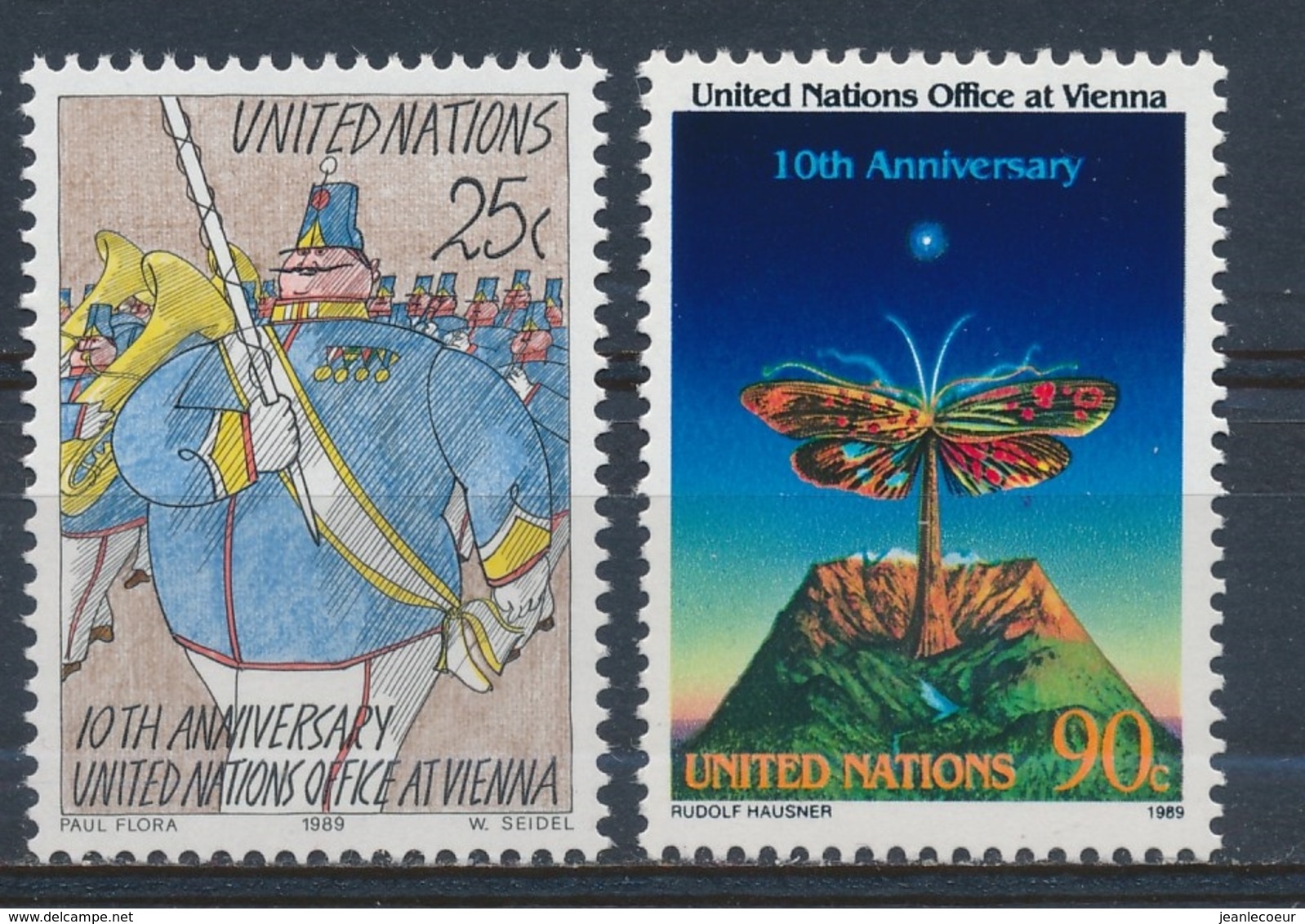 Verenigde Naties/United Nations/Nation Unis New York 1989 Mi: 577-578 Yt: 545-546 (PF/MNH/Neuf Sans Ch/**)(4898) - Ongebruikt