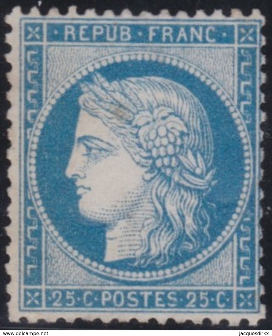 France      .    Yvert    .   60A  (type I) (2 Scans)     .         (*)      .      Pas De Gomme  .   /  .   No Gum - 1871-1875 Cérès