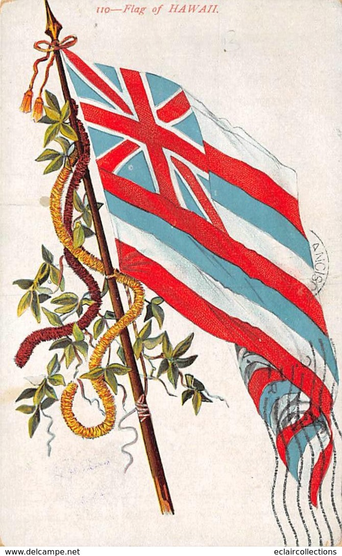 Etats Unis  Hawai        Flag. Drapeau    (voir Scan) - Sonstige & Ohne Zuordnung