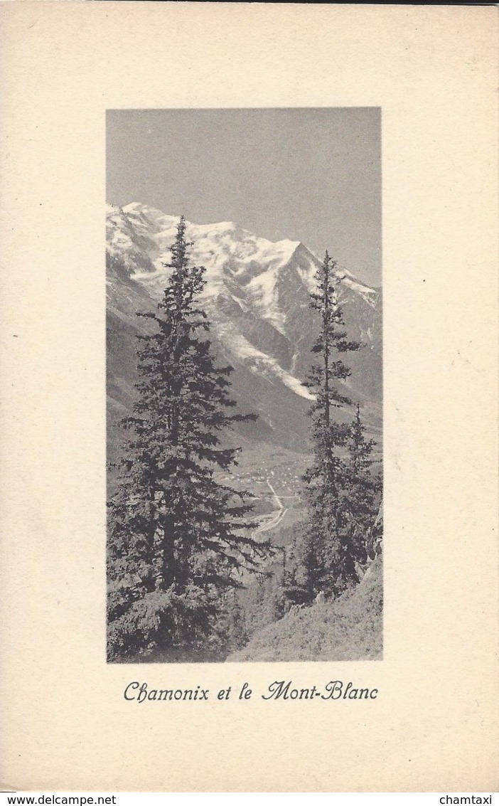 74 CHAMONIX MONT BLANC Editeur JULLIEN FRERES - Chamonix-Mont-Blanc