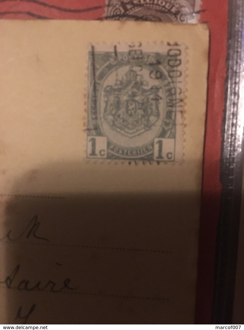 Préo Sur Cp De Berne Avec Timbre Préo Jodoigne 1914 Vers Furnes - Typo Precancels 1906-12 (Coat Of Arms)